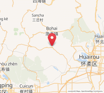Map of Jiuduhe, Beijing