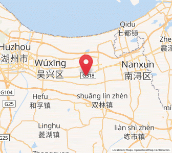 Map of Jiuguan, Zhejiang