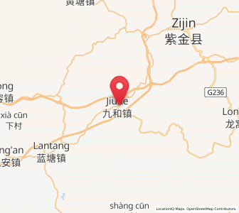 Map of Jiuhe, Guangdong