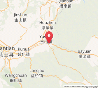 Map of Jiujianfang, Shaanxi