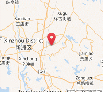 Map of Jiujie, Hubei
