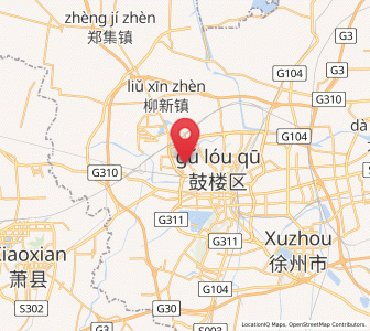 Map of Jiuli, Jiangsu