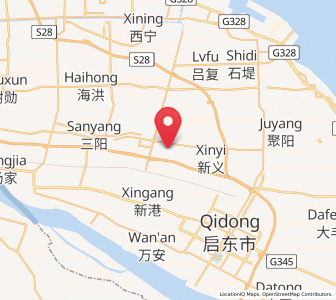 Map of Jiulong, Jiangsu