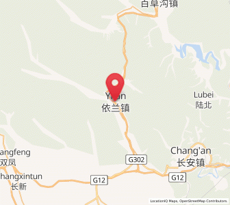 Map of Jiulong, Jilin