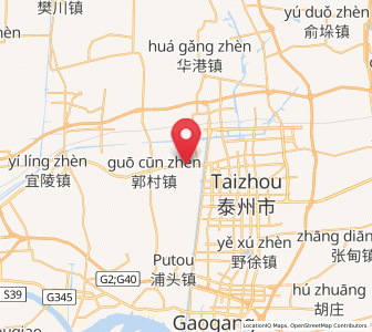 Map of Jiulong, Jiangsu