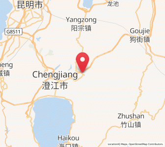 Map of Jiulong, Yunnan