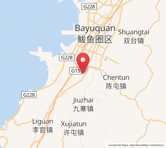 Map of Jiulongdi, Liaoning
