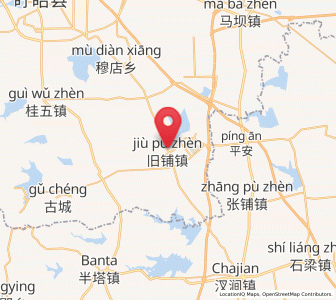 Map of Jiupu, Jiangsu