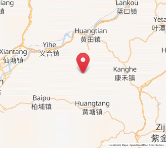 Map of Jiushe, Guangdong