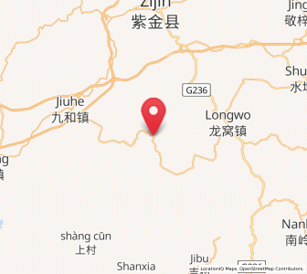 Map of Jiushu, Guangdong