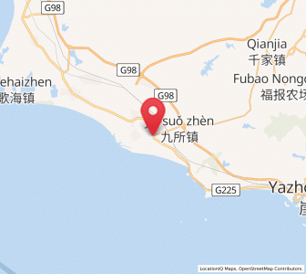 Map of Jiusuo, Hainan