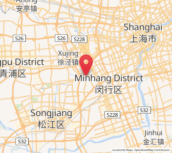 Map of Jiuting, Shanghai