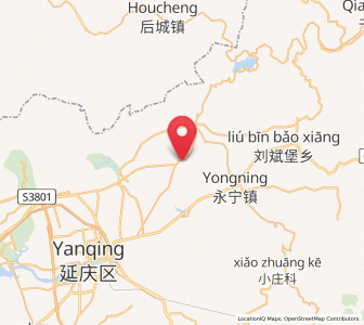 Map of Jiuxian, Beijing