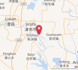 Map of Jiuyuan, Hunan
