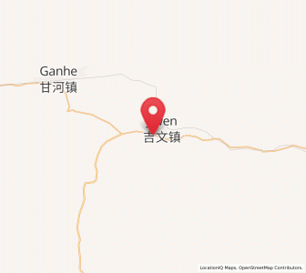 Map of Jiwen, Inner Mongolia