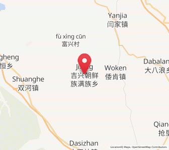 Map of Jixing, Heilongjiang