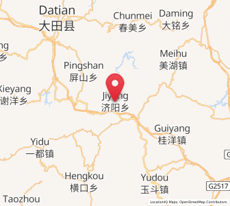 Map of Jiyang, Fujian