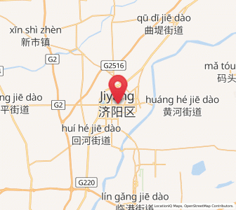 Map of Jiyang, Shandong