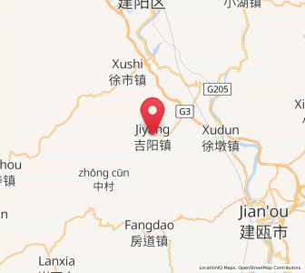 Map of Jiyang, Fujian