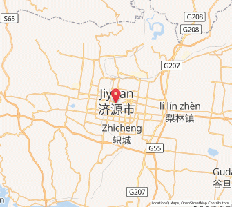 Map of Jiyuan, Henan
