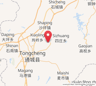 Map of Juanshui, Hubei