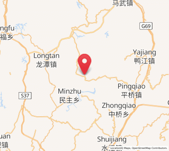 Map of Jubao, Chongqing