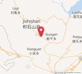Map of Juiji, Gansu