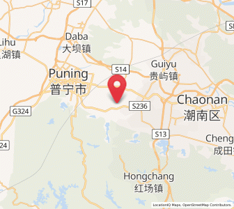 Map of Junbu, Guangdong