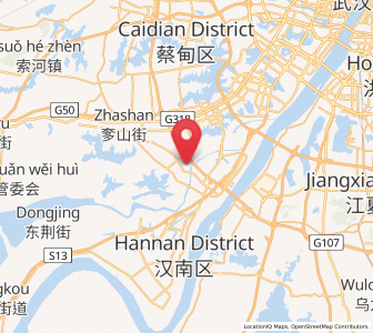 Map of Junshan, Hubei