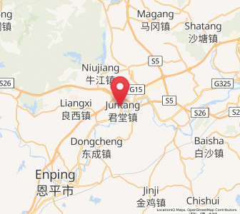 Map of Juntang, Guangdong