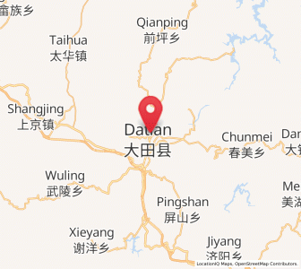 Map of Junxi, Fujian