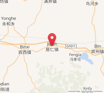 Map of Juren, Heilongjiang