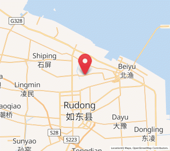 Map of Juzhen, Jiangsu