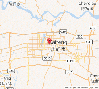 Map of Kaifeng, Henan