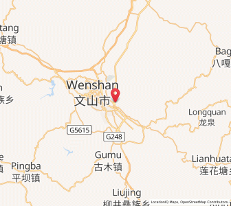 Map of Kaihua, Yunnan
