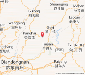 Map of Kaitang, Guizhou