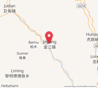 Map of Kaiwen, Yunnan