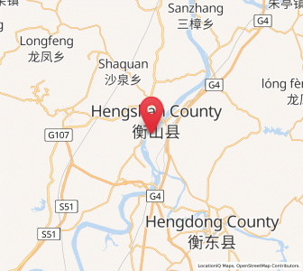 Map of Kaiyun, Hunan