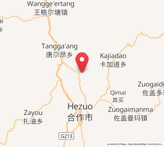Map of Kajiaman, Gansu
