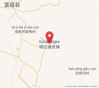 Map of Kalatongke, Xinjiang