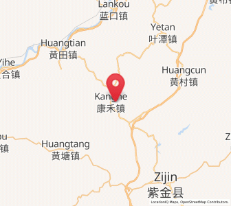 Map of Kanghe, Guangdong
