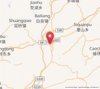Map of Kangle, Jiangxi
