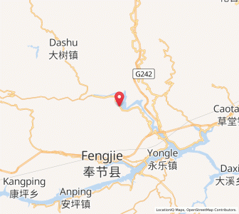 Map of Kangle, Chongqing