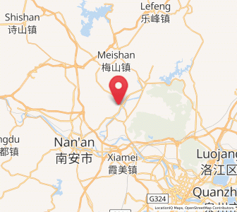 Map of Kangmei, Fujian