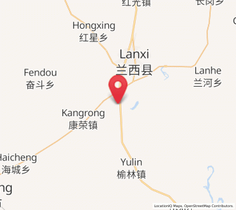 Map of Kangrong, Heilongjiang