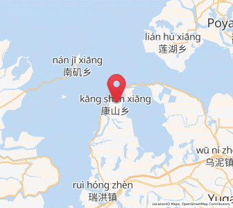 Map of Kangshan, Jiangxi