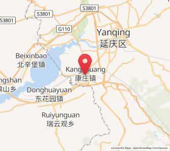 Map of Kangzhuang, Beijing