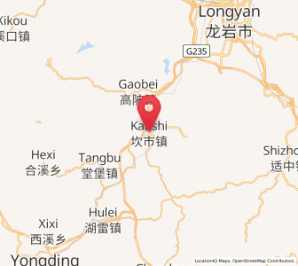 Map of Kanshi, Fujian