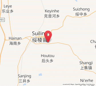 Map of Kaoshan, Heilongjiang