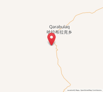Map of Karabulak, Xinjiang